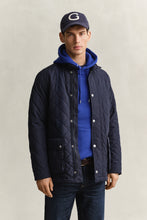 Load image into Gallery viewer, Gant Quilted Mid Jacket Navy
