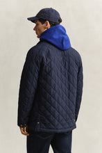 Load image into Gallery viewer, Gant Quilted Mid Jacket Navy