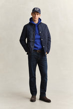 Load image into Gallery viewer, Gant Quilted Mid Jacket Navy