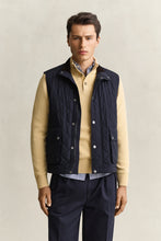 Load image into Gallery viewer, Gant Quilted Gilet Navy