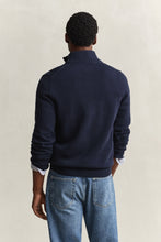 Load image into Gallery viewer, Gant Cotton Knit Half Zip Sweater Navy
