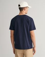 Load image into Gallery viewer, Gant Regular Shield T-Shirt Navy