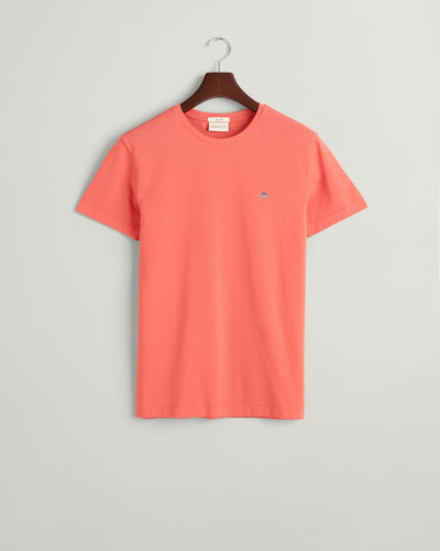 Gant Slim Pique T-Shirt Sunset Pink