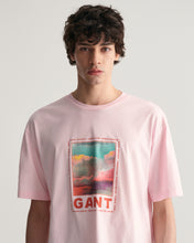 Load image into Gallery viewer, Gant Washed Graphic T-Shirt Pink