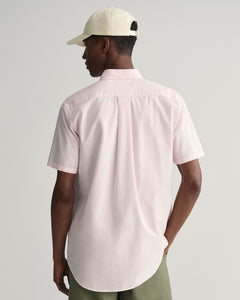 Gant Regular Shield Short Sleeve Shirt Light Pink