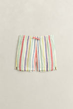Load image into Gallery viewer, Gant Striped Linen Short Multicolour