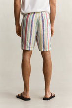 Load image into Gallery viewer, Gant Striped Linen Short Multicolour