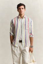 Load image into Gallery viewer, Gant Striped Linen Shirt Multicolour