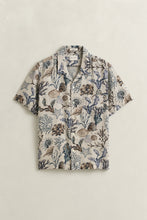 Load image into Gallery viewer, Gant All Over Print Linen Shirt Oat Beige