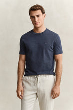 Load image into Gallery viewer, Gant Washed Slub T-Shirt Evening Blue