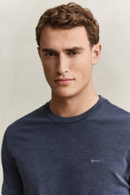 Load image into Gallery viewer, Gant Washed Slub T-Shirt Evening Blue