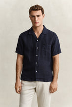 Load image into Gallery viewer, Gant Linen Shirt Evening Blue