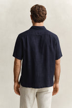 Load image into Gallery viewer, Gant Linen Shirt Evening Blue
