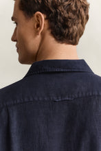 Load image into Gallery viewer, Gant Linen Shirt Evening Blue
