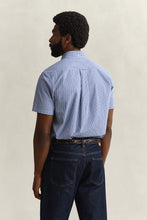 Load image into Gallery viewer, Gant Classic Poplin Gingham Short Sleeve Shirt Blue