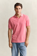 Load image into Gallery viewer, Gant Two Tone Pique Polo Top Rose Red