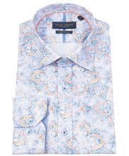 Load image into Gallery viewer, Guide London Faded Tile Effect Print Shirt Blue