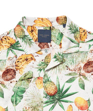 Load image into Gallery viewer, Guide London Tropical Fruit Print Short Sleeve Shirt Cream