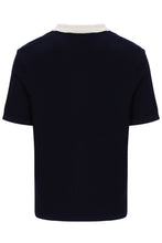 Load image into Gallery viewer, Sergio Tacchini Fratelli Crochet Shirt Maritime Blue