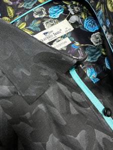 Claudio Lugli Jacquard Shirt Black