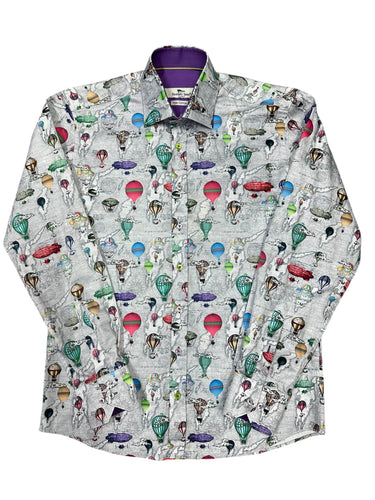 Claudio Lugli Air Balloon Shirt Grey