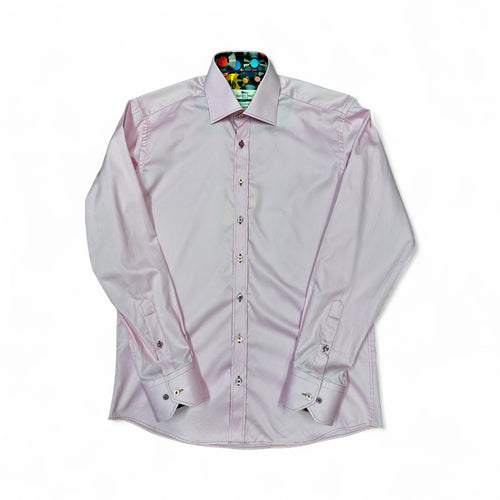 Claudio Lugli Vinyl Trim Shirt Pink