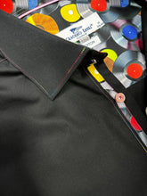 Load image into Gallery viewer, Claudio Lugli Vinyl Trim Shirt Black
