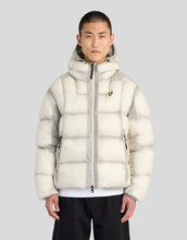 Load image into Gallery viewer, Lyle and Scott Translucent Puffer Jacket Putty
