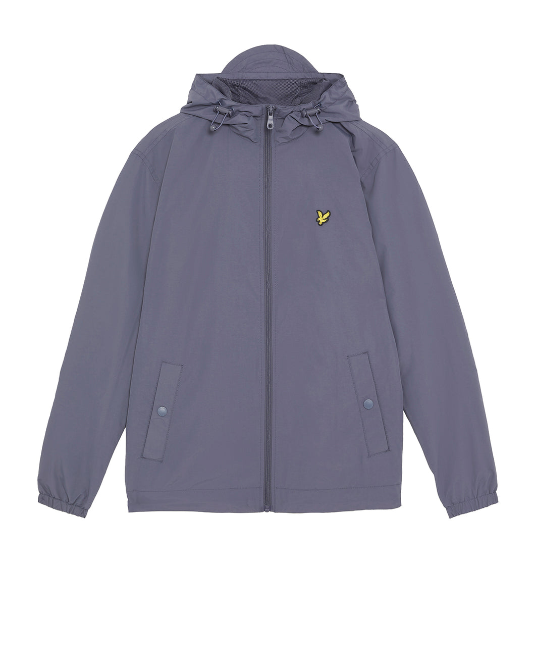 Lyle and Scott Zip Through Hooded Jacket Graystone