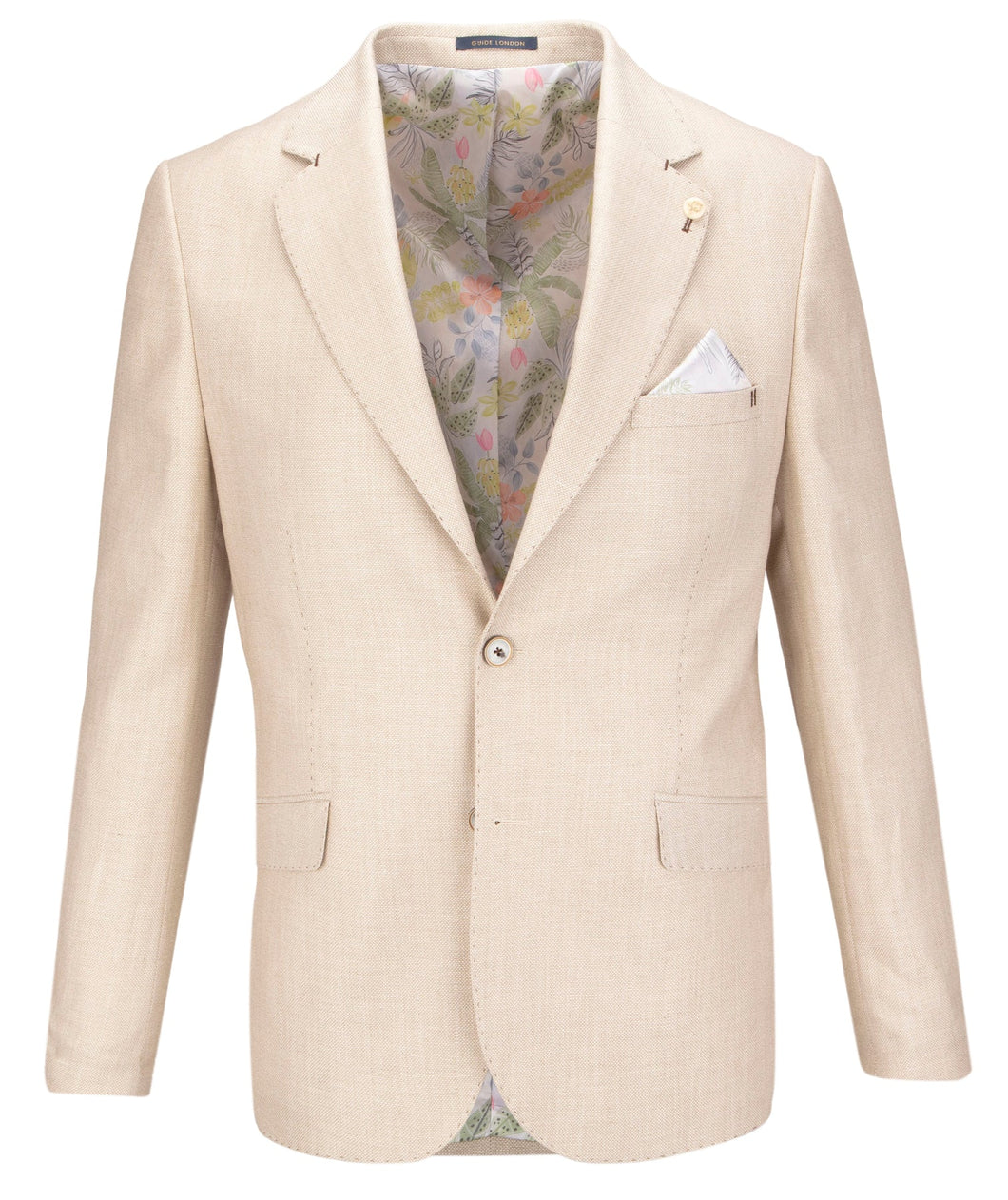 Guide London Linen Mix Jacket Tan