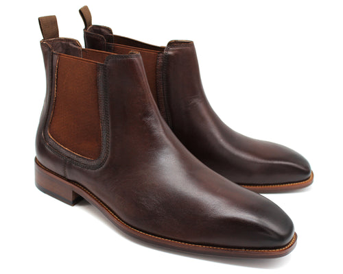 Sergio Duletti Joseph Chelsea Boots Dark Brown