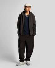 Load image into Gallery viewer, Lyle and Scott Tipped Knitted Polo Top Navy