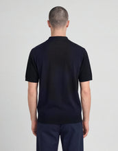 Load image into Gallery viewer, Lyle and Scott Archive Argyle Knit Polo Navy