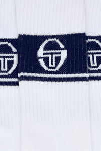 Sergio Tacchini Koos 3 Pack Performance Socks White