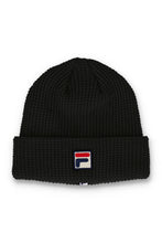 Load image into Gallery viewer, Fila Kudoslux Textured Beanie Black