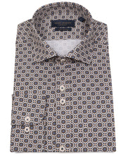 Load image into Gallery viewer, Guide London Geometric Print Shirt Blue Mix