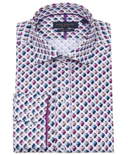 Load image into Gallery viewer, Guide London Geometric Pattern Shirt White Mix