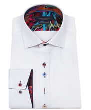 Load image into Gallery viewer, Guide London Multi Button Trim Plain Shirt White