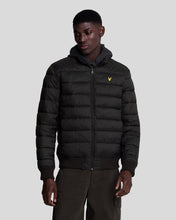 Load image into Gallery viewer, Lyle and Scott Funnel Neck Puffer Jacket Black
