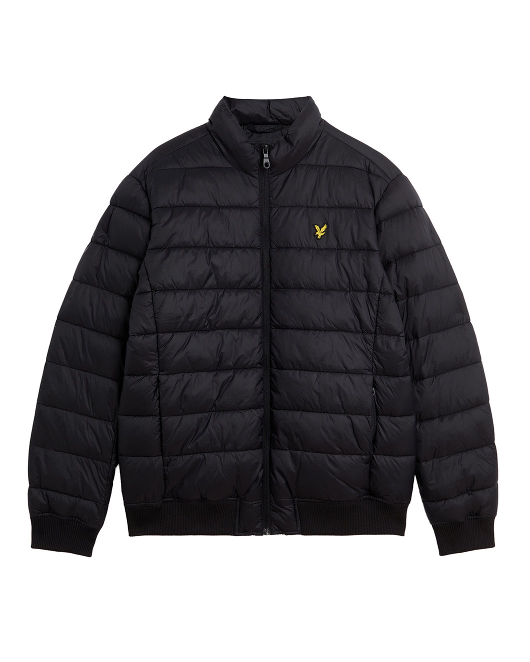 Lyle and Scott Funnel Neck Puffer Jacket Black