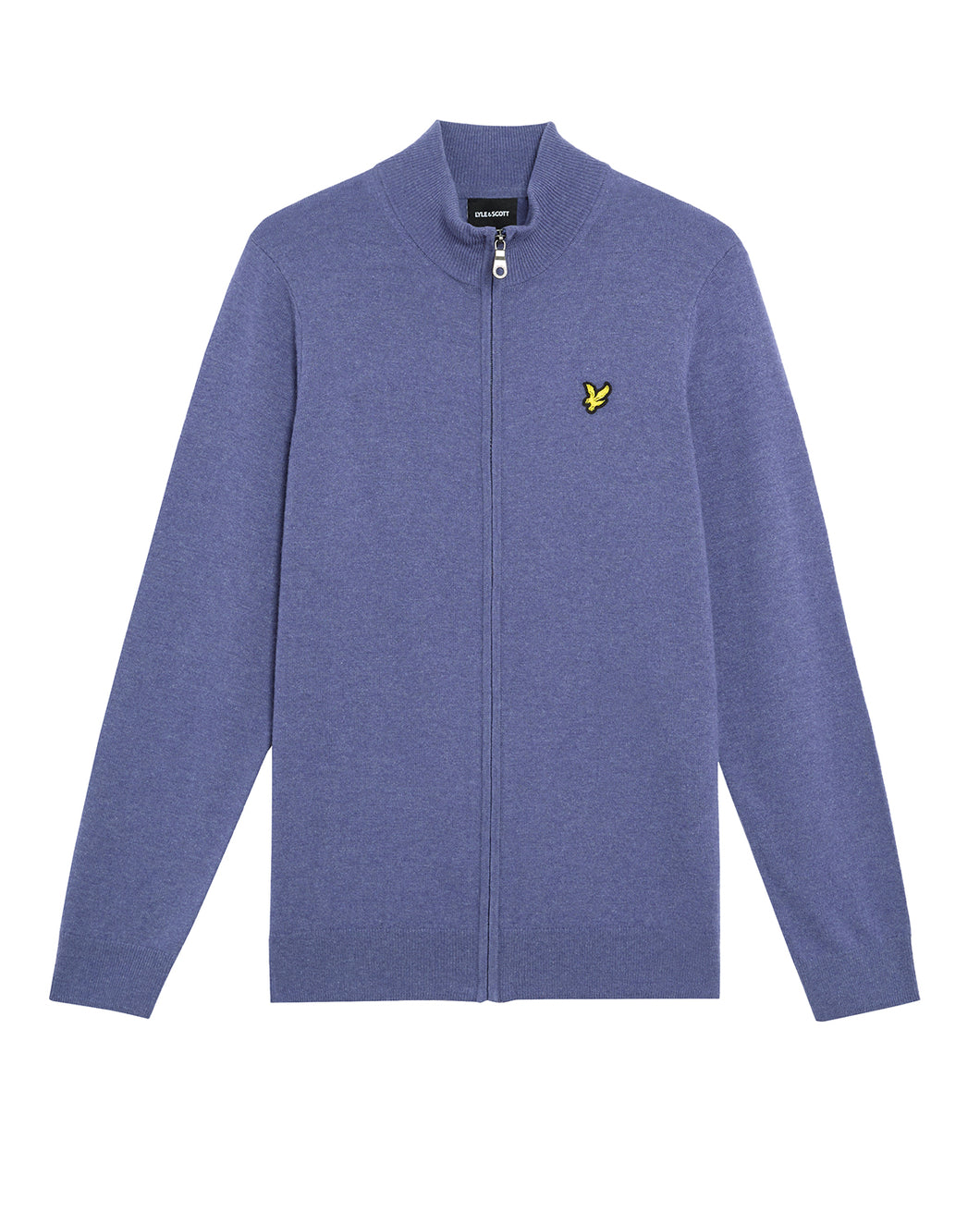 Lyle and Scott Lambswool Cardigan Graystone