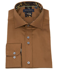 Load image into Gallery viewer, Guide London Leaf Trim Shirt Tan