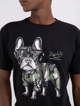 Load image into Gallery viewer, Replay Pup Graphic Print T-Shirt Black