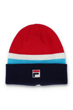 Load image into Gallery viewer, Fila Mase Beanie Navy Mix