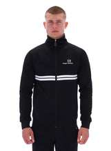 Load image into Gallery viewer, Sergio Tacchini New Dallas Track Top Black White