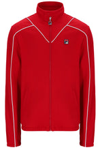 Load image into Gallery viewer, Fila Noble Archive Pipping Track Jacket Red