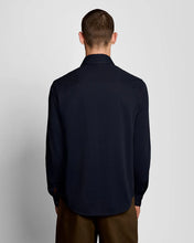 Load image into Gallery viewer, Lyle and Scott Pique Jersey Shirt Dark Navy