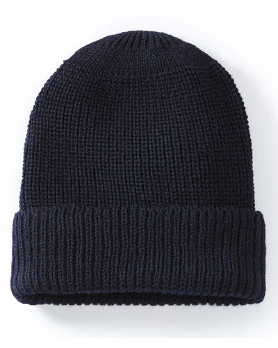 Peregrine Porter Ribbed Beanie Navy