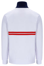 Load image into Gallery viewer, Sergio Tacchini Dallas Track Top White Maritime