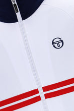 Load image into Gallery viewer, Sergio Tacchini Dallas Track Top White Maritime